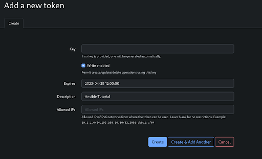 add a new token